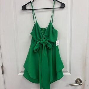 Better Be Vibrant Green Romper